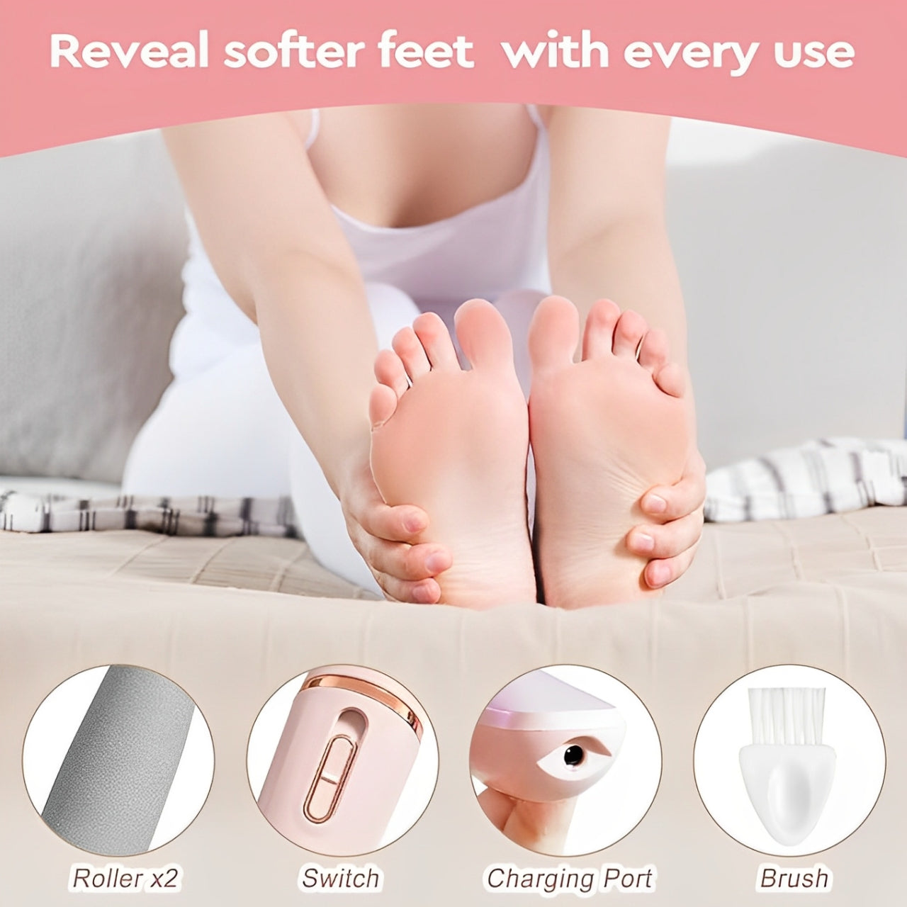 Electric Foot Callus Remover & Free Cream