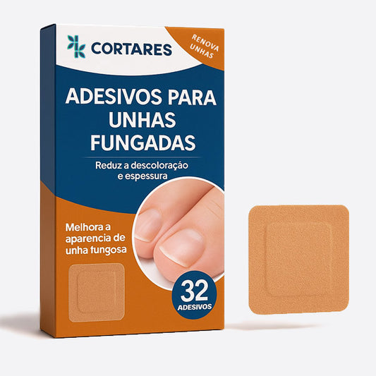 Cortares™ – Adesivo Antifúngico para Unhas