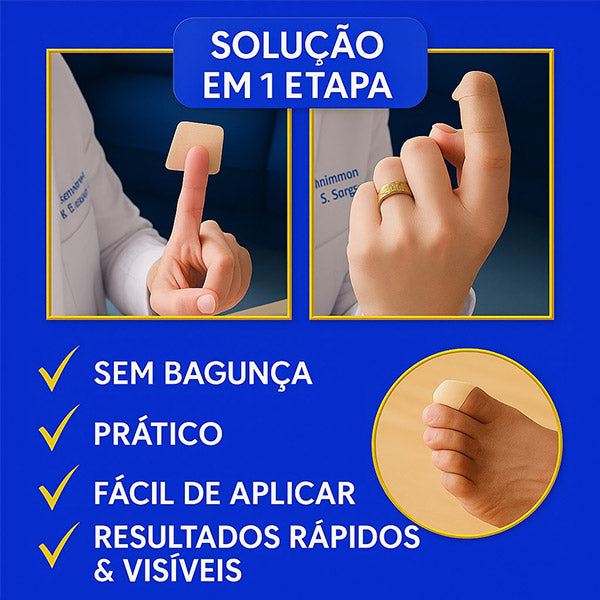 Cortares™ – Adesivo Antifúngico para Unhas