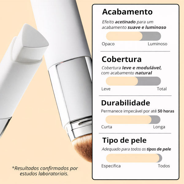 Base 2 em 1 com pincel integrado