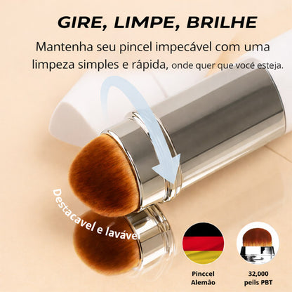 Base 2 em 1 com pincel integrado